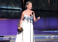 Katherine LaNasa at the 2025 Emmy Awards (Image via Getty)